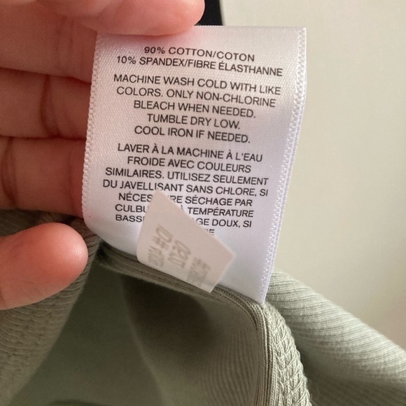 Express Flutter Sleeve Button Suit Green Ribbed XL NWT - Picture 8 of 8